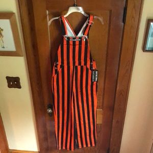 Striped Overalls Unisex